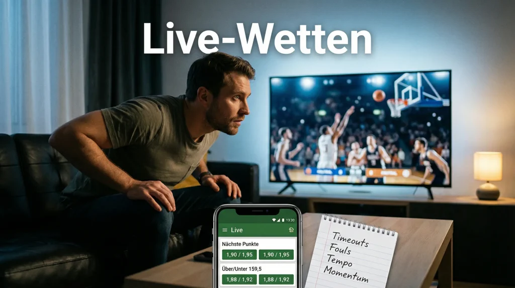 Basketball Live-Wetten Strategien für In-Play-Tipps