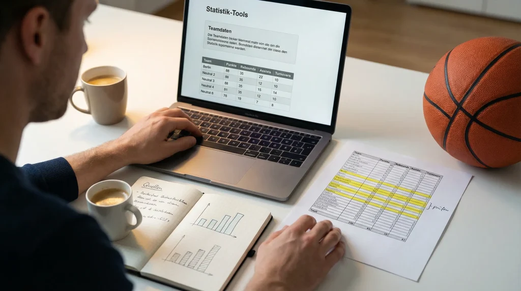 Basketball Statistik-Tools für Sportwetten