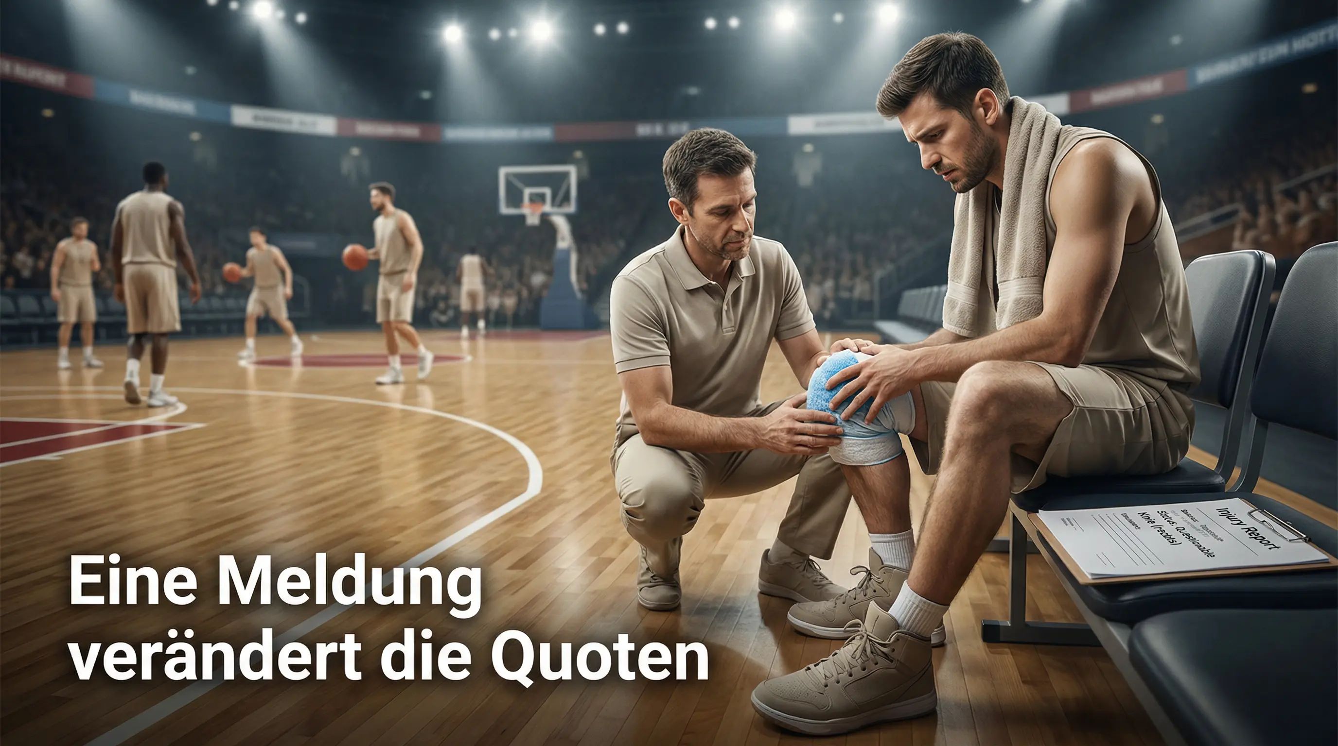 Verletzungen und Injury Reports Einfluss auf Basketball Wetten