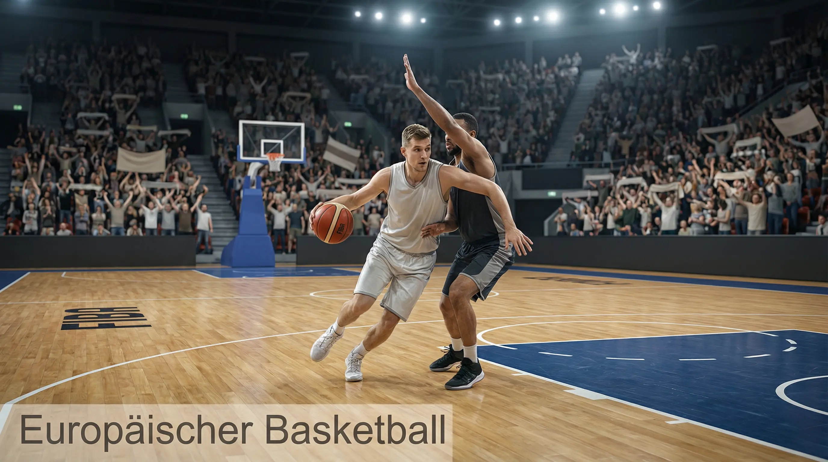 EuroLeague und BBL Wetten – europäisches Basketball-Spiel in der Halle