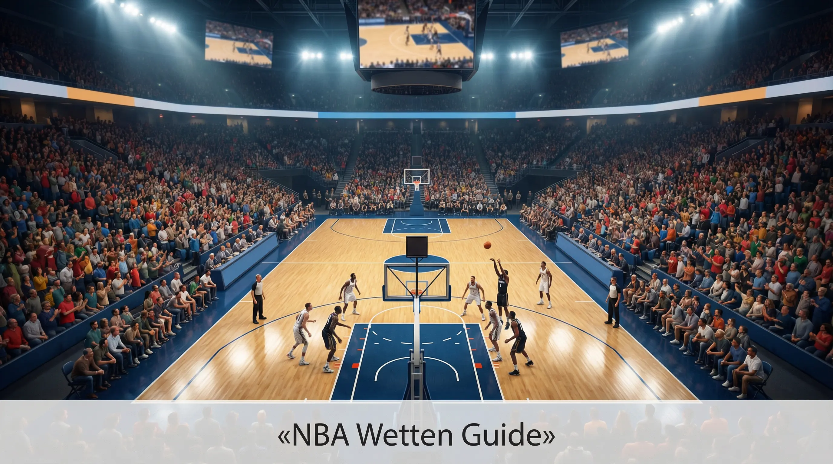 NBA Wetten Tipps – Spielanalyse in einer NBA-Arena